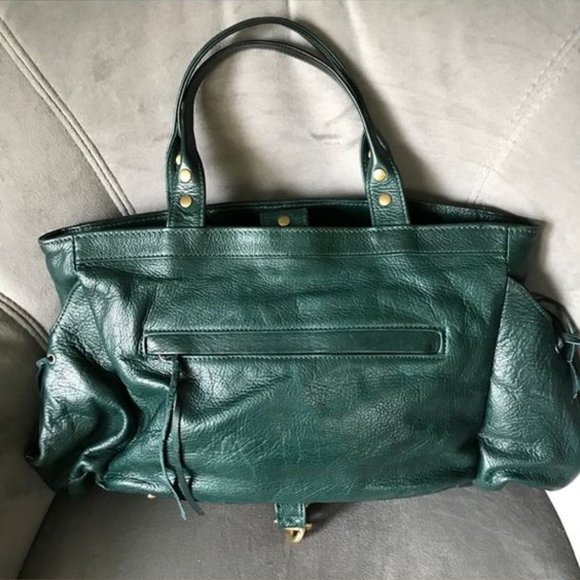 Botkier leather dark green Clyde trigger bag - Picture 2 of 3